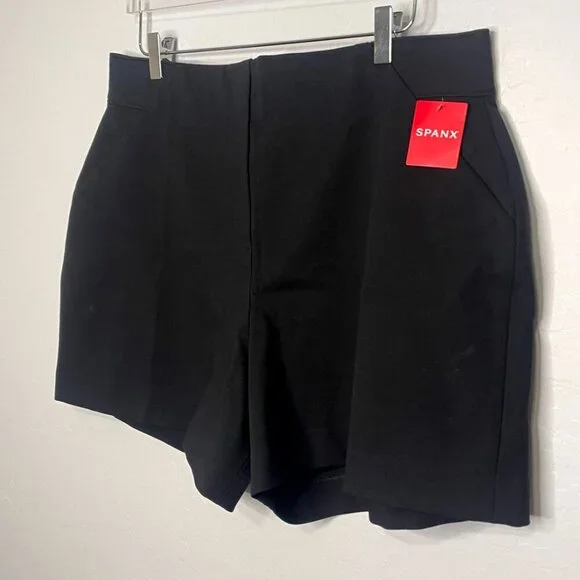 Spanx The Black Perfect A Line Classic Short 1X NWT #76 - Picture 3 of 6